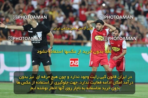 1913017, Tehran, Iran, لیگ برتر فوتبال ایران، Persian Gulf Cup، Week 2، First Leg، 2022/08/19، Persepolis 0 - 0 Foulad Khouzestan