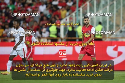 1913063, Tehran, Iran, لیگ برتر فوتبال ایران، Persian Gulf Cup، Week 2، First Leg، 2022/08/19، Persepolis 0 - 0 Foulad Khouzestan