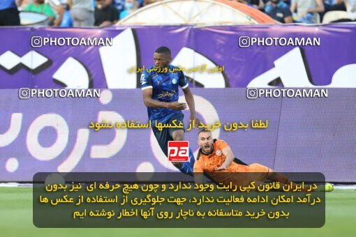 1910058, لیگ برتر فوتبال ایران، Persian Gulf Cup، Week 3، First Leg، 2022/08/25، Tehran، Azadi Stadium، Esteghlal 1 - 0 Mes Kerman