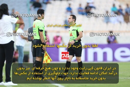 1910083, Tehran, Iran, لیگ برتر فوتبال ایران، Persian Gulf Cup، Week 3، First Leg، 2022/08/25، Esteghlal 1 - 0 Mes Kerman