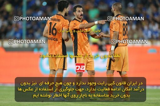 1910133, Tehran, Iran, لیگ برتر فوتبال ایران، Persian Gulf Cup، Week 3، First Leg، 2022/08/25، Esteghlal 1 - 0 Mes Kerman