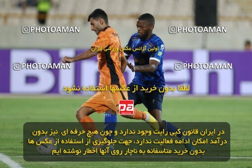 1910141, Tehran, Iran, لیگ برتر فوتبال ایران، Persian Gulf Cup، Week 3، First Leg، 2022/08/25، Esteghlal 1 - 0 Mes Kerman