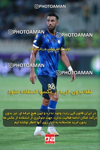 1910158, Tehran, Iran, لیگ برتر فوتبال ایران، Persian Gulf Cup، Week 3، First Leg، 2022/08/25، Esteghlal 1 - 0 Mes Kerman