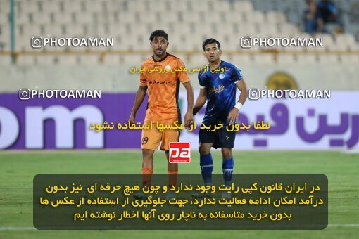1910175, Tehran, Iran, لیگ برتر فوتبال ایران، Persian Gulf Cup، Week 3، First Leg، 2022/08/25، Esteghlal 1 - 0 Mes Kerman