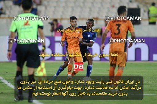 1910214, Tehran, Iran, لیگ برتر فوتبال ایران، Persian Gulf Cup، Week 3، First Leg، 2022/08/25، Esteghlal 1 - 0 Mes Kerman