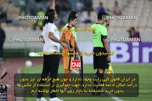 1910215, Tehran, Iran, لیگ برتر فوتبال ایران، Persian Gulf Cup، Week 3، First Leg، 2022/08/25، Esteghlal 1 - 0 Mes Kerman