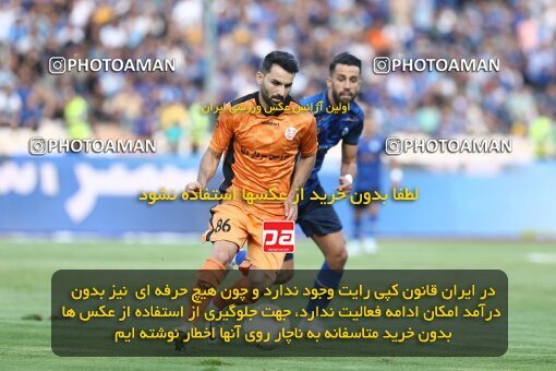 1911436, Tehran, Iran, لیگ برتر فوتبال ایران، Persian Gulf Cup، Week 3، First Leg، 2022/08/25، Esteghlal 1 - 0 Mes Kerman
