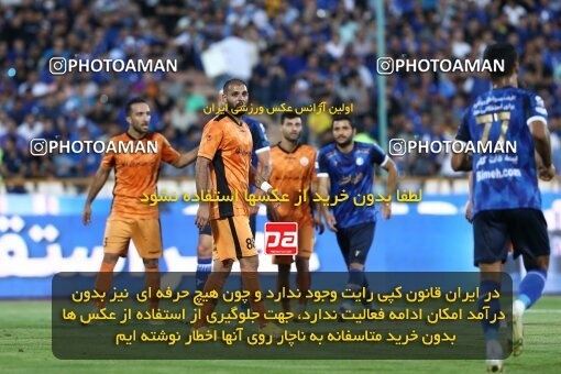 1911469, Tehran, Iran, لیگ برتر فوتبال ایران، Persian Gulf Cup، Week 3، First Leg، 2022/08/25، Esteghlal 1 - 0 Mes Kerman