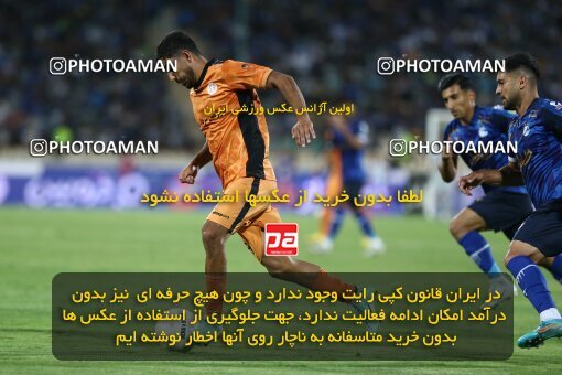 1911494, Tehran, Iran, لیگ برتر فوتبال ایران، Persian Gulf Cup، Week 3، First Leg، 2022/08/25، Esteghlal 1 - 0 Mes Kerman