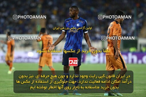 1911496, Tehran, Iran, لیگ برتر فوتبال ایران، Persian Gulf Cup، Week 3، First Leg، 2022/08/25، Esteghlal 1 - 0 Mes Kerman