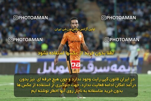 1911501, لیگ برتر فوتبال ایران، Persian Gulf Cup، Week 3، First Leg، 2022/08/25، Tehran، Azadi Stadium، Esteghlal 1 - 0 Mes Kerman