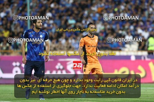 1911505, Tehran, Iran, لیگ برتر فوتبال ایران، Persian Gulf Cup، Week 3، First Leg، 2022/08/25، Esteghlal 1 - 0 Mes Kerman