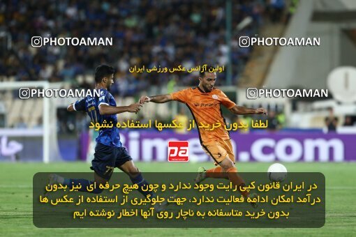 1911509, Tehran, Iran, لیگ برتر فوتبال ایران، Persian Gulf Cup، Week 3، First Leg، 2022/08/25، Esteghlal 1 - 0 Mes Kerman