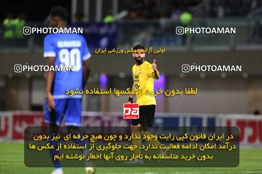 1911358, Rafsanjan, Iran, لیگ برتر فوتبال ایران، Persian Gulf Cup، Week 3، First Leg، 2022/08/26، Gol Gohar Sirjan 2 - 2 Sepahan