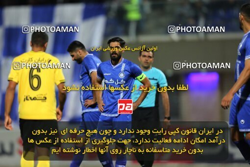 1911374, Rafsanjan, Iran, لیگ برتر فوتبال ایران، Persian Gulf Cup، Week 3، First Leg، 2022/08/26، Gol Gohar Sirjan 2 - 2 Sepahan