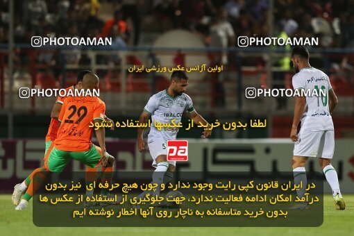 1911743, لیگ برتر فوتبال ایران، Persian Gulf Cup، Week 4، First Leg، 2022/08/31، Kerman، Shahid Bahonar Stadium، Mes Rafsanjan 0 - 0 Aluminium Arak