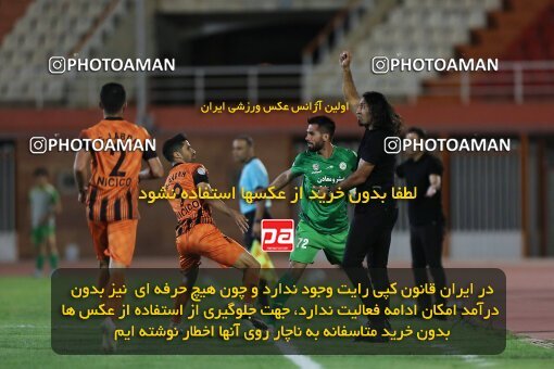 1911082, Kerman, Iran, لیگ برتر فوتبال ایران، Persian Gulf Cup، Week 6، First Leg، 2022/09/10، Mes Kerman 0 - 0 Zob Ahan Esfahan