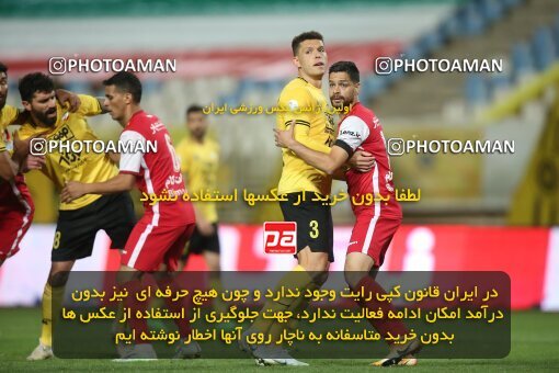 1926353, Isfahan, Iran, لیگ برتر فوتبال ایران، Persian Gulf Cup، Week 8، First Leg، 2022/10/07، Sepahan 0 - 0 Persepolis