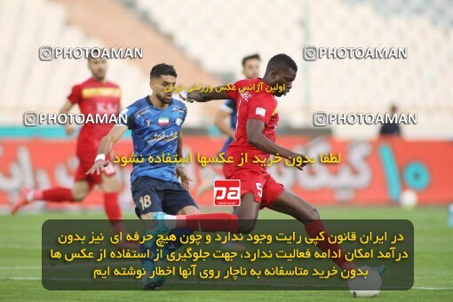 1919799, لیگ برتر فوتبال ایران، Persian Gulf Cup، Week 8، First Leg، 2022/10/07، Tehran، Azadi Stadium، Esteghlal 1 - ۱ Foulad Khouzestan