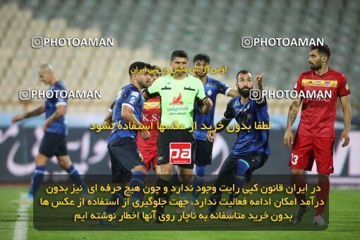 1919898, لیگ برتر فوتبال ایران، Persian Gulf Cup، Week 8، First Leg، 2022/10/07، Tehran، Azadi Stadium، Esteghlal 1 - ۱ Foulad Khouzestan