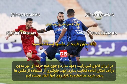 1919968, Tehran, Iran, لیگ برتر فوتبال ایران، Persian Gulf Cup، Week 8، First Leg، 2022/10/07، Esteghlal 1 - 1 Foulad Khouzestan