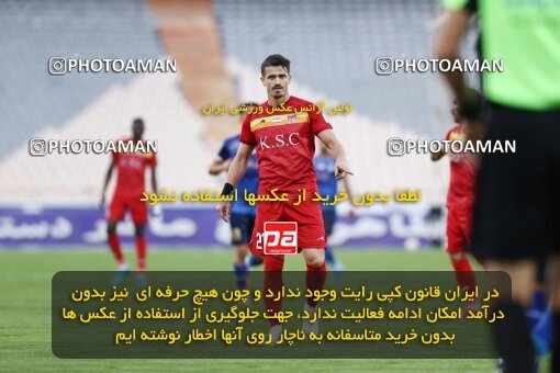 1919985, Tehran, Iran, لیگ برتر فوتبال ایران، Persian Gulf Cup، Week 8، First Leg، 2022/10/07، Esteghlal 1 - 1 Foulad Khouzestan