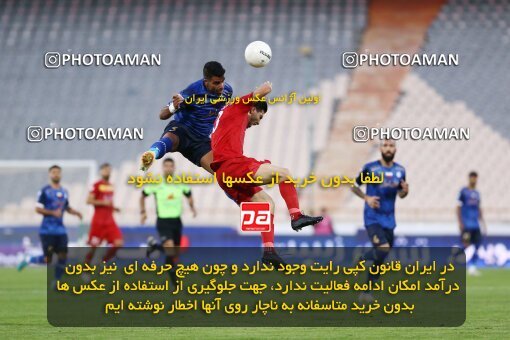 1920001, لیگ برتر فوتبال ایران، Persian Gulf Cup، Week 8، First Leg، 2022/10/07، Tehran، Azadi Stadium، Esteghlal 1 - ۱ Foulad Khouzestan