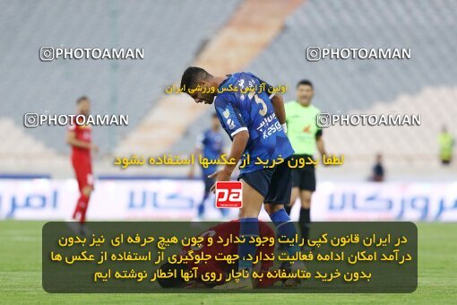 1920002, لیگ برتر فوتبال ایران، Persian Gulf Cup، Week 8، First Leg، 2022/10/07، Tehran، Azadi Stadium، Esteghlal 1 - ۱ Foulad Khouzestan