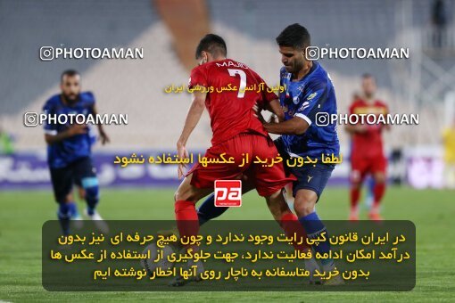 1920019, Tehran, Iran, لیگ برتر فوتبال ایران، Persian Gulf Cup، Week 8، First Leg، 2022/10/07، Esteghlal 1 - 1 Foulad Khouzestan
