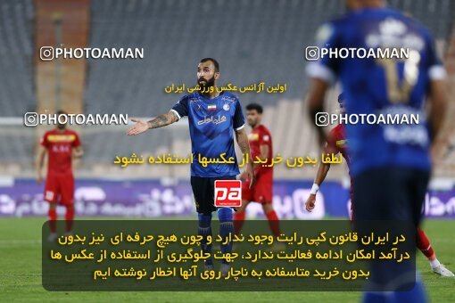 1920020, لیگ برتر فوتبال ایران، Persian Gulf Cup، Week 8، First Leg، 2022/10/07، Tehran، Azadi Stadium، Esteghlal 1 - ۱ Foulad Khouzestan