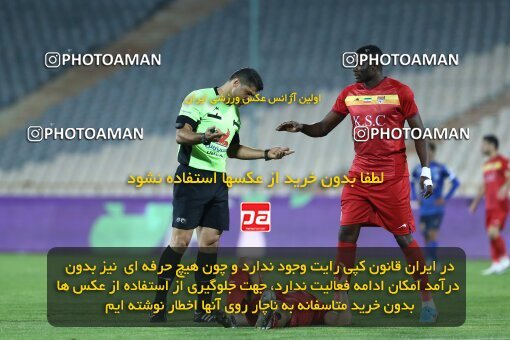 1920027, لیگ برتر فوتبال ایران، Persian Gulf Cup، Week 8، First Leg، 2022/10/07، Tehran، Azadi Stadium، Esteghlal 1 - ۱ Foulad Khouzestan