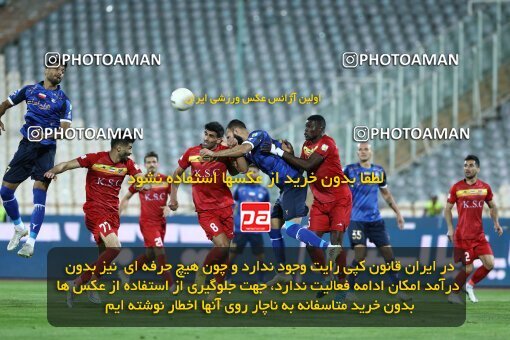 1920031, لیگ برتر فوتبال ایران، Persian Gulf Cup، Week 8، First Leg، 2022/10/07، Tehran، Azadi Stadium، Esteghlal 1 - ۱ Foulad Khouzestan