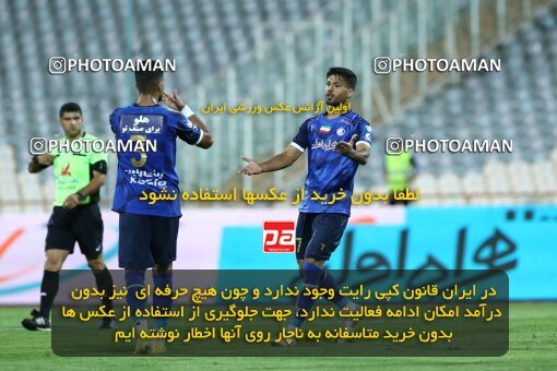 1920038, Tehran, Iran, لیگ برتر فوتبال ایران، Persian Gulf Cup، Week 8، First Leg، 2022/10/07، Esteghlal 1 - 1 Foulad Khouzestan