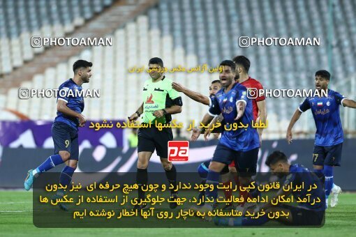 1920044, Tehran, Iran, لیگ برتر فوتبال ایران، Persian Gulf Cup، Week 8، First Leg، 2022/10/07، Esteghlal 1 - 1 Foulad Khouzestan