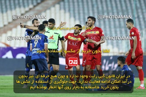 1920045, لیگ برتر فوتبال ایران، Persian Gulf Cup، Week 8، First Leg، 2022/10/07، Tehran، Azadi Stadium، Esteghlal 1 - ۱ Foulad Khouzestan