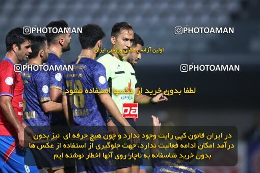 1937927, Sirjan, Iran, لیگ برتر فوتبال ایران، Persian Gulf Cup، Week 9، First Leg، 2022/10/13، Gol Gohar Sirjan 0 - 1 Nassaji Qaemshahr