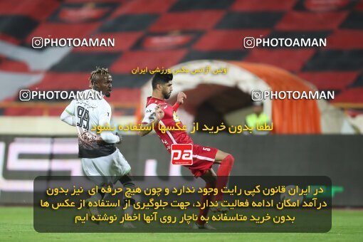 1925753, Tehran, Iran, لیگ برتر فوتبال ایران، Persian Gulf Cup، Week 9، First Leg، 2022/10/13، Persepolis 1 - 0 Mes Rafsanjan