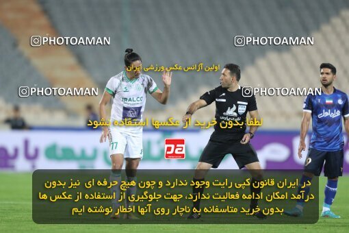 1936142, Tehran, Iran, لیگ برتر فوتبال ایران، Persian Gulf Cup، Week 10، First Leg، 2022/10/21، Esteghlal 0 - 0 Aluminium Arak