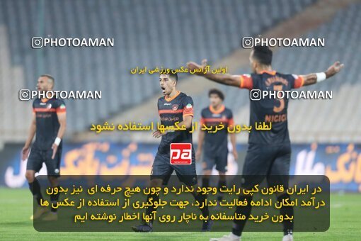 1940084, Tehran, Iran, لیگ برتر فوتبال ایران، Persian Gulf Cup، Week 11، First Leg، 2022/10/27، Persepolis 1 - 0 Mes Kerman