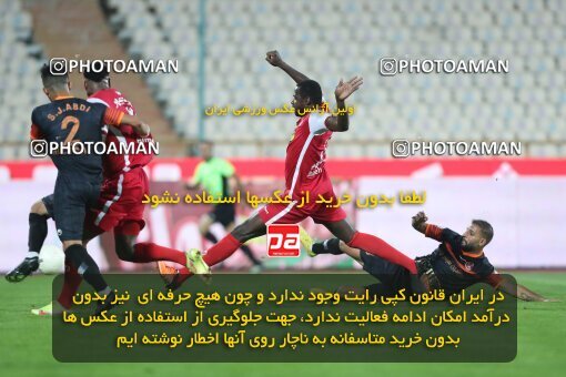 1940150, Tehran, Iran, لیگ برتر فوتبال ایران، Persian Gulf Cup، Week 11، First Leg، 2022/10/27، Persepolis 1 - 0 Mes Kerman