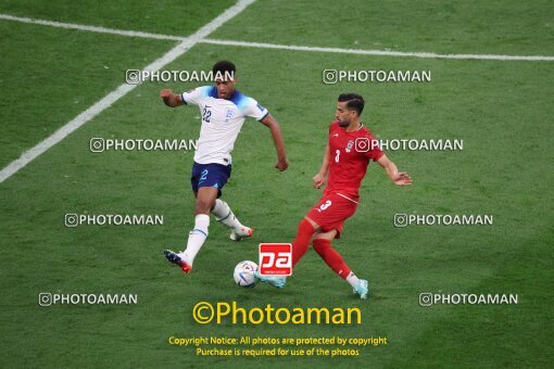 1961614, Al Rayyan, Qatar, 2022 FIFA World Cup, Group stage, Group B, England 6 v 2 Iran on 2022/11/21 at Khalifa International Stadium