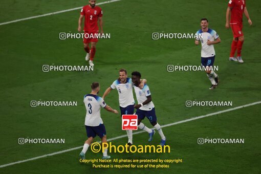 1961704, Al Rayyan, Qatar, 2022 FIFA World Cup, Group stage, Group B, England 6 v 2 Iran on 2022/11/21 at Khalifa International Stadium