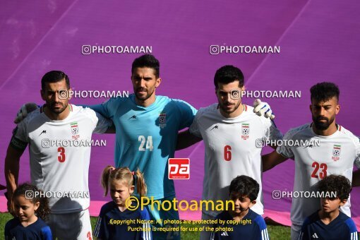 1961418, Al Rayyan, Qatar, 2022 FIFA World Cup, Group stage, Group B, Wales 0 v 2 Iran on 2022/11/25 at Ahmad bin Ali Stadium