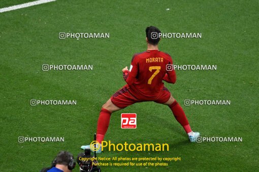 1964618, Al Khor, Qatar, 2022 FIFA World Cup, Group stage, Group E, Spain 1 v 1 Germany on 2022/11/27 at Al Bayt Stadium