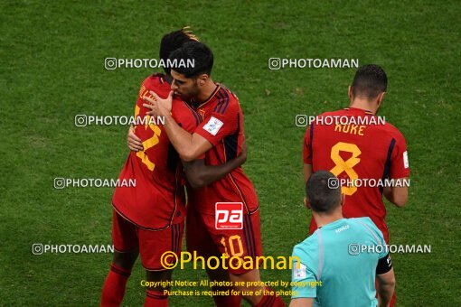 1964688, Al Khor, Qatar, 2022 FIFA World Cup, Group stage, Group E, Spain 1 v 1 Germany on 2022/11/27 at Al Bayt Stadium