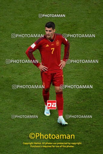 1964709, Al Khor, Qatar, 2022 FIFA World Cup, Group stage, Group E, Spain 1 v 1 Germany on 2022/11/27 at Al Bayt Stadium