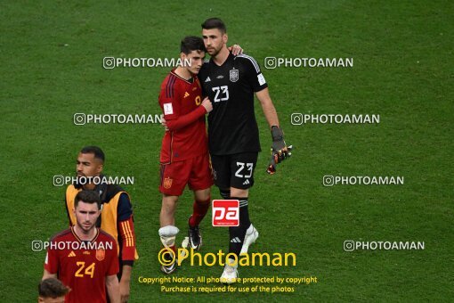 1964883, Al Khor, Qatar, 2022 FIFA World Cup, Group stage, Group E, Spain 1 v 1 Germany on 2022/11/27 at Al Bayt Stadium