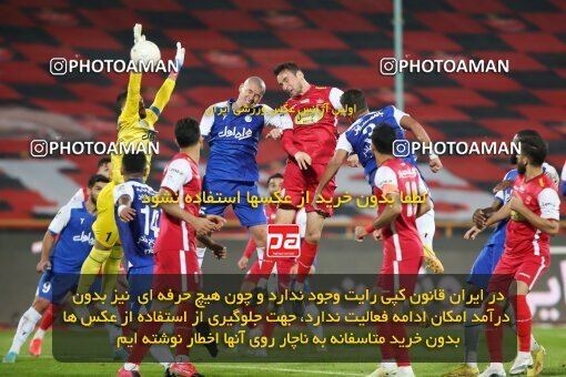 1960024, Tehran, Iran, لیگ برتر فوتبال ایران، Persian Gulf Cup، Week 12، First Leg، 2022/12/20، Esteghlal 2 - 2 Persepolis