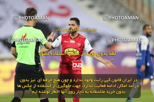 2031155, Tehran, Iran, لیگ برتر فوتبال ایران، Persian Gulf Cup، Week 12، First Leg، 2022/12/20، Esteghlal 2 - 2 Persepolis