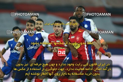 1971342, Tehran, Iran, لیگ برتر فوتبال ایران، Persian Gulf Cup، Week 12، First Leg، 2022/12/20، Esteghlal 2 - 2 Persepolis